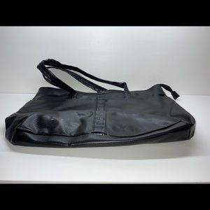 Bijoux Terner Black Leather Weekend 18" Bag